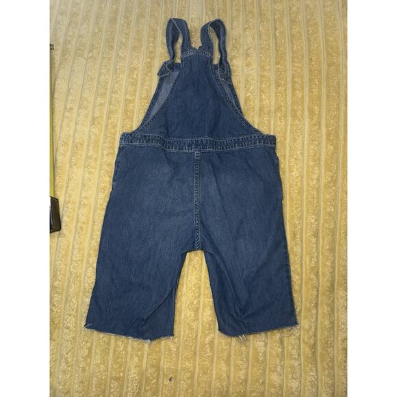 Girls The Children’s Place Overall Shorts Shortfalls Denim Blue 10 - Picture 4 of 7